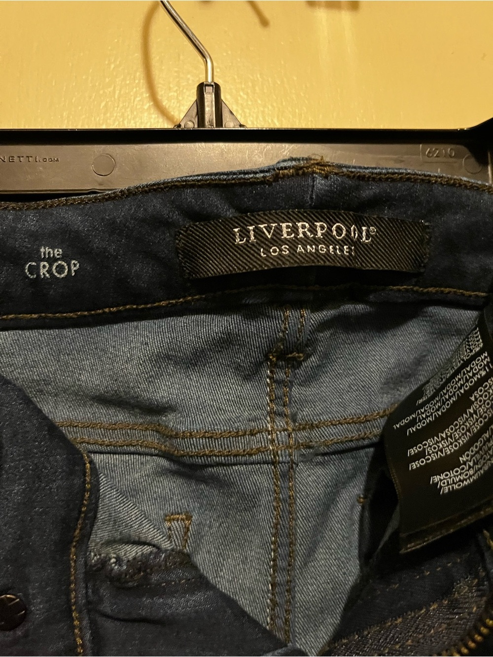 Liverpool Men’s Crop Jeans - Dark Blue